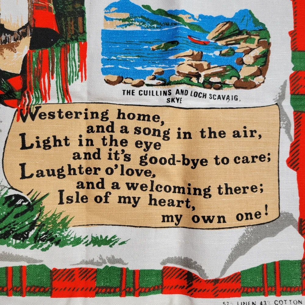 United Kingdom Tea Towels ~ FINAL PRICE! Scotland ~ Lancashire ~ Colorful